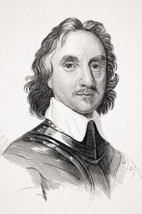 Oliver Cromwell, illustration from 